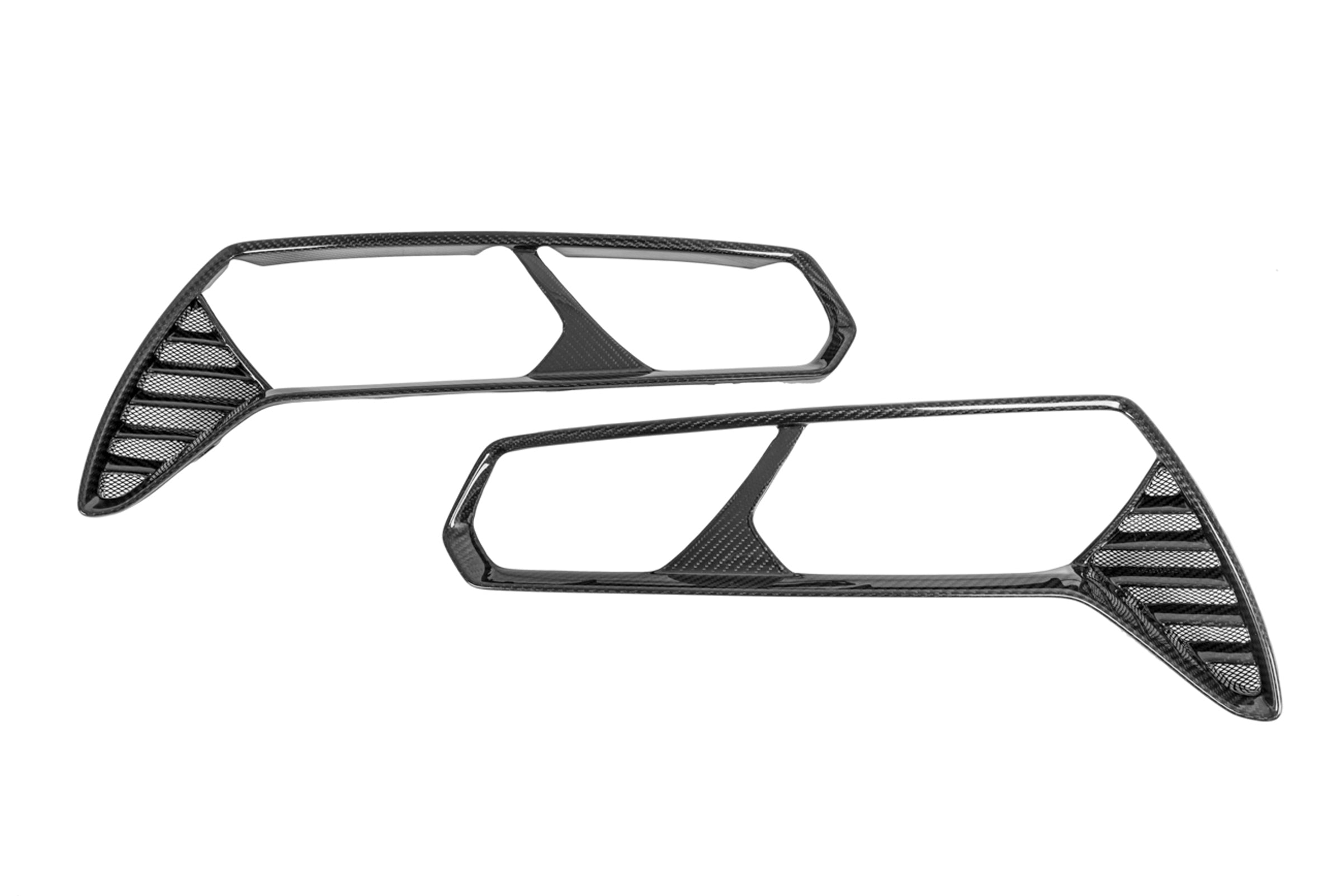 C7 - Corvette - Carbon Fiber Rear Tail Light Trim (Pair) - all models